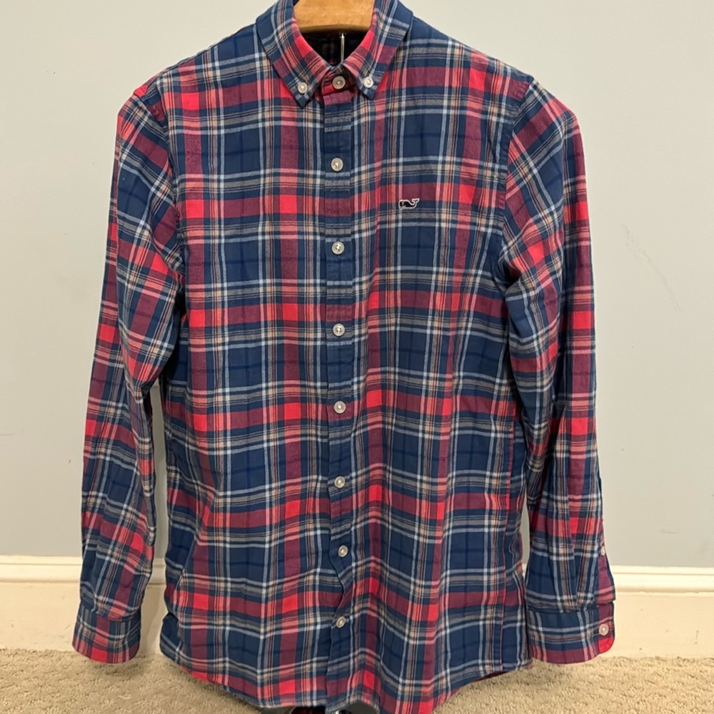 Vineyard Vines Boy’s Flannel Shirt.